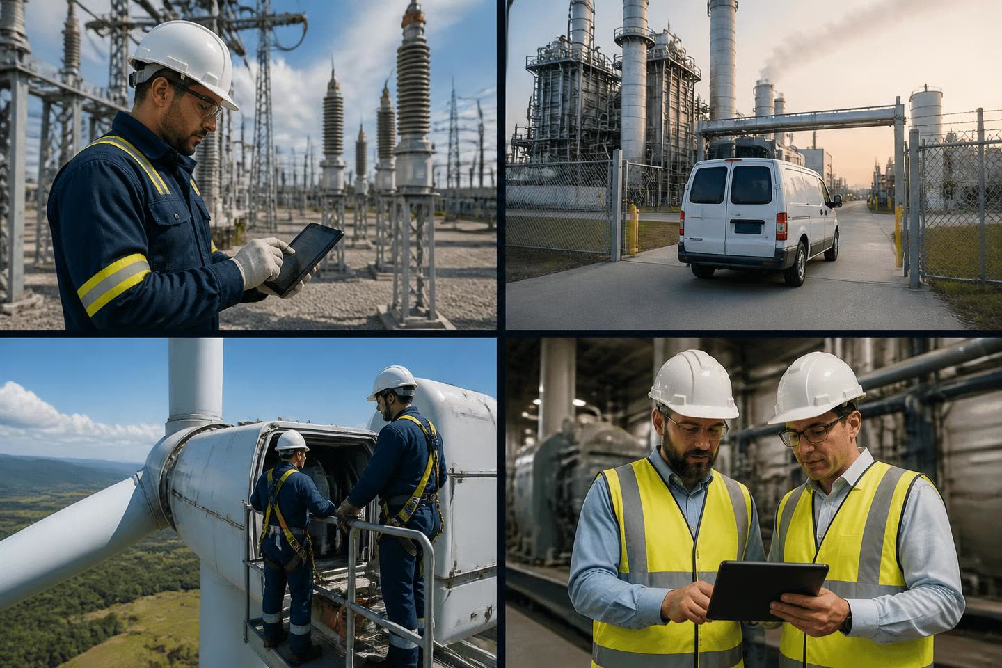 Operación energética: técnicos, subestaciones y equipos controlados con Certronic
